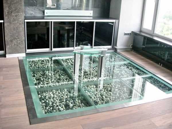کف شیشه ای | سقف شیشه ای - روشاگلس